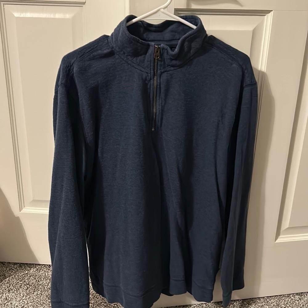 Calvin Klein jeans quarter zip navy pullover